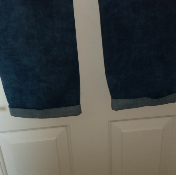 STARS/STRIPES DISTRESS PATCHWORK LEVI'S JEANS SIZE 16 W33 - Picture 5 of 8